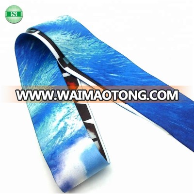 Muti color sublimation 4C printing elastic waist band for swimwear